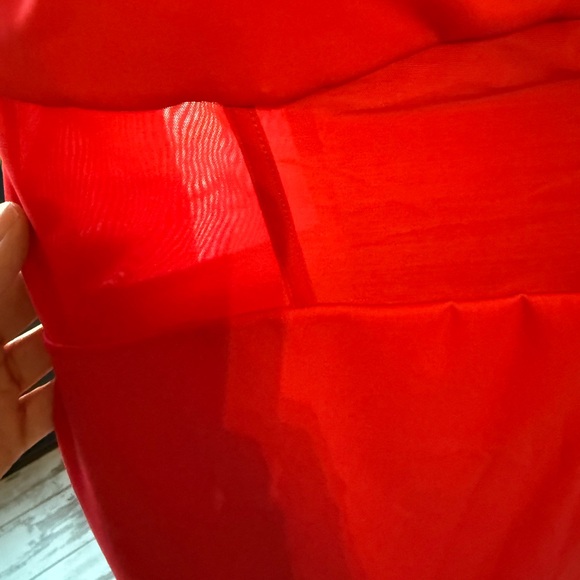 Chic Red Mini Dress - Picture 4 of 10